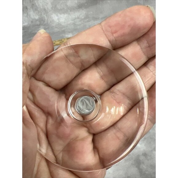 Wine Glass Noritake Crystal Paris Pattern Platinum 7" Silver Rim - Picture 4 of 4